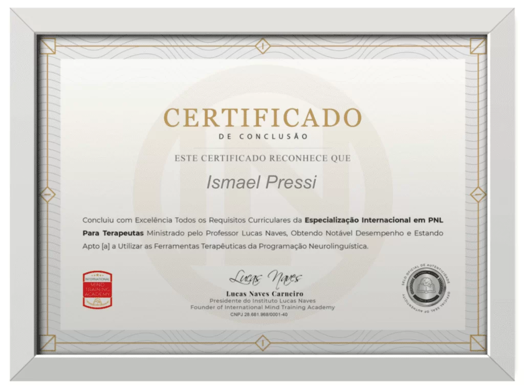 Ismael Pressi Hipnose Hipnoterapia Novo Hamburgo